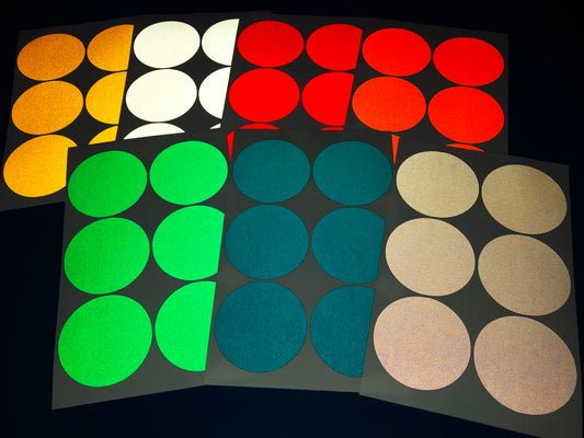 Valueviz Reflective Circle (LARGE) Stickers