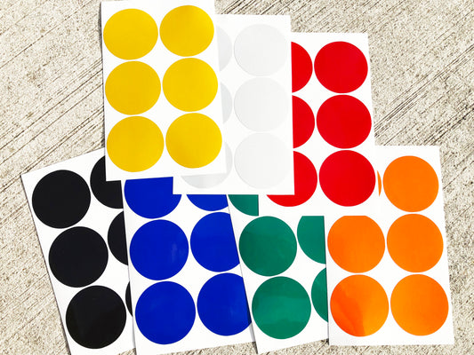 Valueviz Reflective Circle (LARGE) Stickers