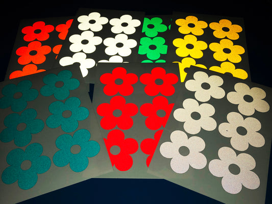 Valueviz Reflective Flower (LARGE) Stickers