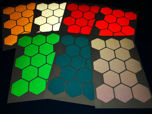 Valueviz Reflective Hexagon (LARGE) Stickers