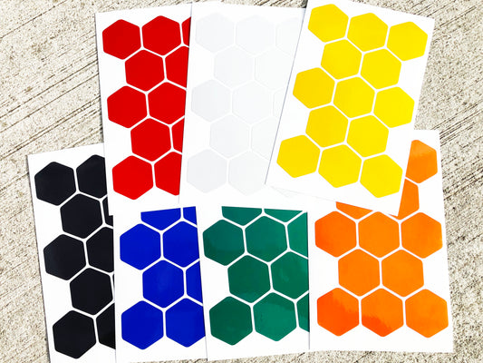 Valueviz Reflective Hexagon (LARGE) Stickers