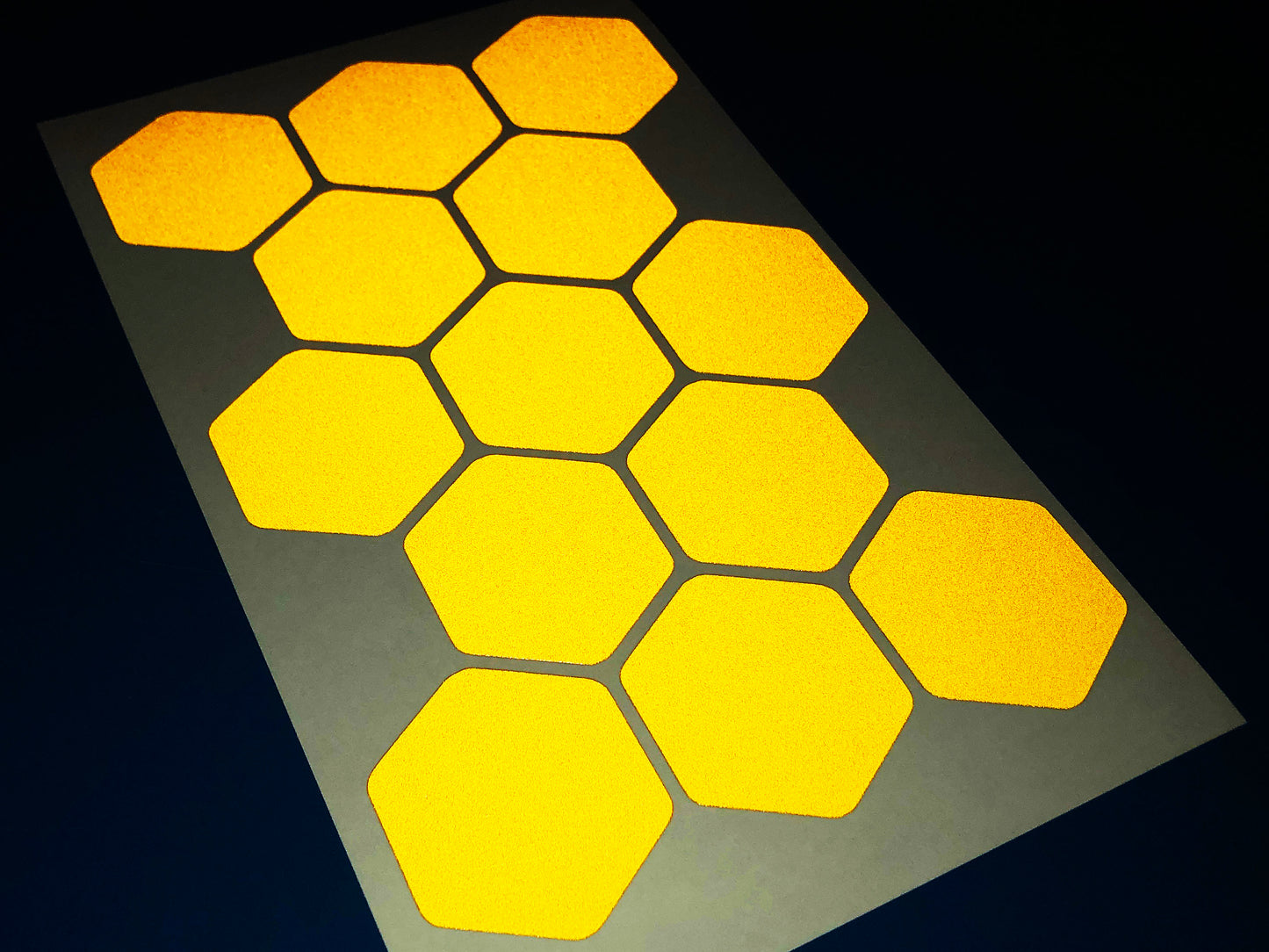 Valueviz Reflective Hexagon (LARGE) Stickers