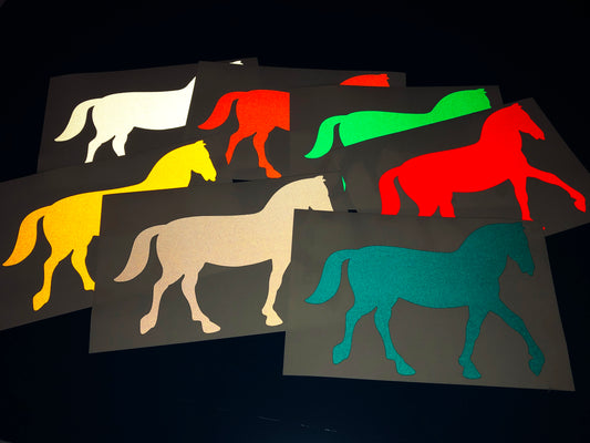 Valueviz Reflective Horse (LARGE) Stickers