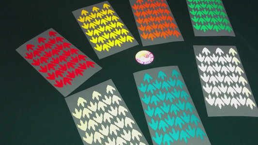 Valueviz Dinosaur Footprint (Extra Small) Stickers