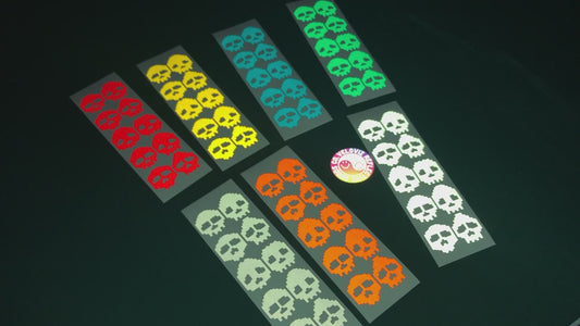 Valueviz Reflective Skulls (Small) Stickers